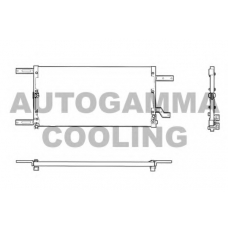 103020 AUTOGAMMA Конденсатор, кондиционер