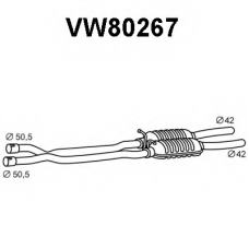 VW80267 VENEPORTE Предглушитель выхлопных газов