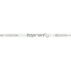 103 697 TOPRAN Трос, стояночная тормозная система