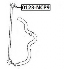 0123-NCP9 ASVA Тяга / стойка, стабилизатор
