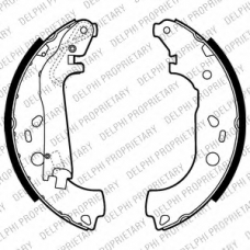 LS2014 DELPHI Комплект тормозных колодок