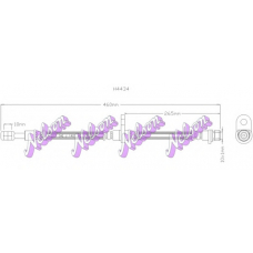 H4434 Brovex-Nelson Тормозной шланг