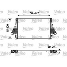 817696 VALEO Интеркулер