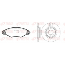 8643.05 REMSA Комплект тормозов, дисковый тормозной механизм