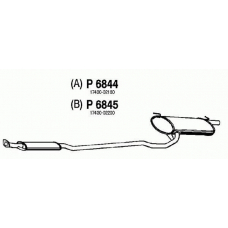 P6844 FENNO Глушитель выхлопных газов конечный