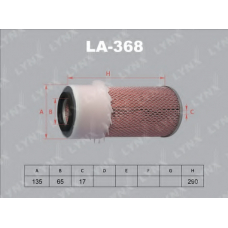 LA368 LYNX La368 воздушный фильтр lynx
