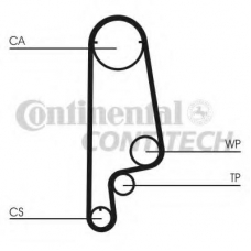 CT1070 CONTITECH Ремень ГРМ