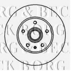 BBD5851S BORG & BECK Тормозной диск