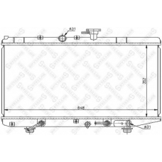 10-25379-SX STELLOX Радиатор, охлаждение двигателя