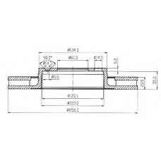 BDC3680 QUINTON HAZELL Тормозной диск