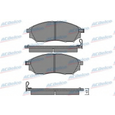 AC846181D AC Delco Комплект тормозных колодок, дисковый тормоз