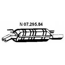 07.295.84 EBERSPACHER Глушитель выхлопных газов конечный