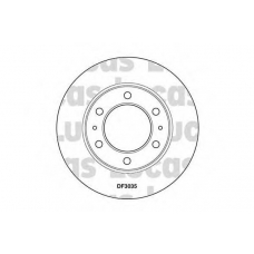 DF3035 TRW Тормозной диск
