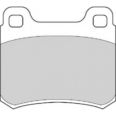 FD4173A NECTO Комплект тормозных колодок, дисковый тормоз