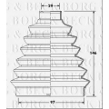 BCB6213 BORG & BECK Пыльник, приводной вал