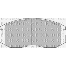 BBP1521 BORG & BECK Комплект тормозных колодок, дисковый тормоз