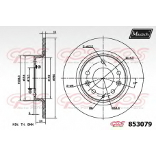 853079.6880 MAXTECH Тормозной диск