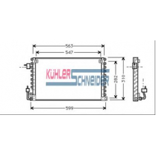 0722901 KUHLER SCHNEIDER Конденсатор, кондиционер