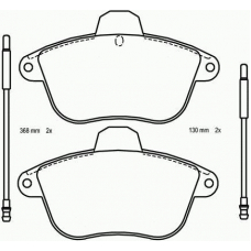 T9019 PAGID Комплект тормозных колодок, дисковый тормоз