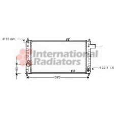 37002050 VAN WEZEL Радиатор, охлаждение двигателя