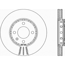 BDA1905.20 OPEN PARTS Тормозной диск