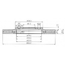 BSF3552 QUINTON HAZELL Тормозной диск