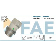 34321 FAE Датчик, температура охлаждающей жидкости