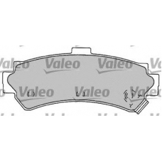 598072 VALEO Комплект тормозных колодок, дисковый тормоз