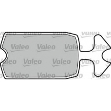 540419 VALEO Комплект тормозных колодок, дисковый тормоз