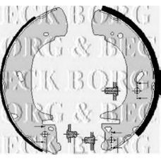 BBS6190 BORG & BECK Комплект тормозных колодок