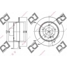 BD1137 DJ PARTS Тормозной диск