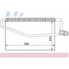 92173 NISSENS Испаритель, кондиционер