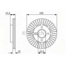 0 986 479 922 BOSCH Тормозной диск