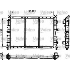 731590 VALEO Радиатор, охлаждение двигателя