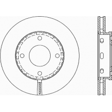 BDA2055.20 OPEN PARTS Тормозной диск