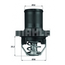 TI 47 89 MAHLE Термостат, охлаждающая жидкость