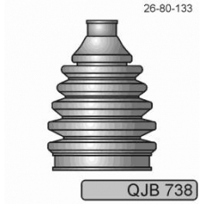 QJB738 QUINTON HAZELL Комплект пылника, приводной вал