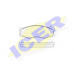 140526-087 ICER Комплект тормозных колодок, дисковый тормоз
