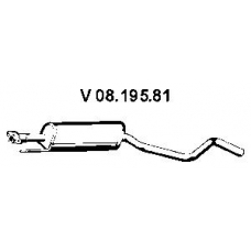 08.195.81 EBERSPACHER Предглушитель выхлопных газов