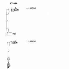 300/129 BREMI Комплект проводов зажигания