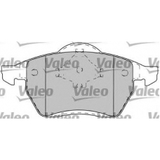 598049 VALEO Комплект тормозных колодок, дисковый тормоз