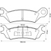 572369B BENDIX Комплект тормозных колодок, дисковый тормоз