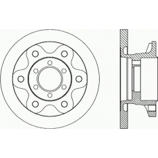 BDA1690.10 OPEN PARTS Тормозной диск