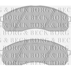 BBP1749 BORG & BECK Комплект тормозных колодок, дисковый тормоз