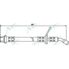 HOS3552 APEC Тормозной шланг