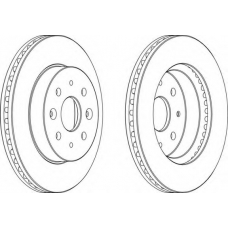 DDF1542-1 FERODO Тормозной диск