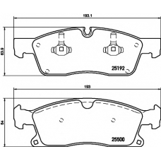 8DB 355 019-821 HELLA PAGID Комплект тормозных колодок, дисковый тормоз