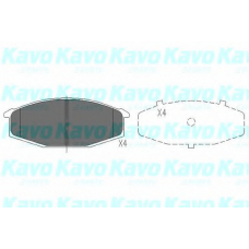 KBP-6520 KAVO PARTS Комплект тормозных колодок, дисковый тормоз