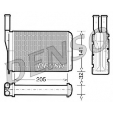 DRR23010 DENSO Теплообменник, отопление салона