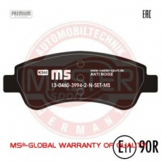 13046039942N-SET-MS MASTER-SPORT Комплект тормозных колодок, дисковый тормоз